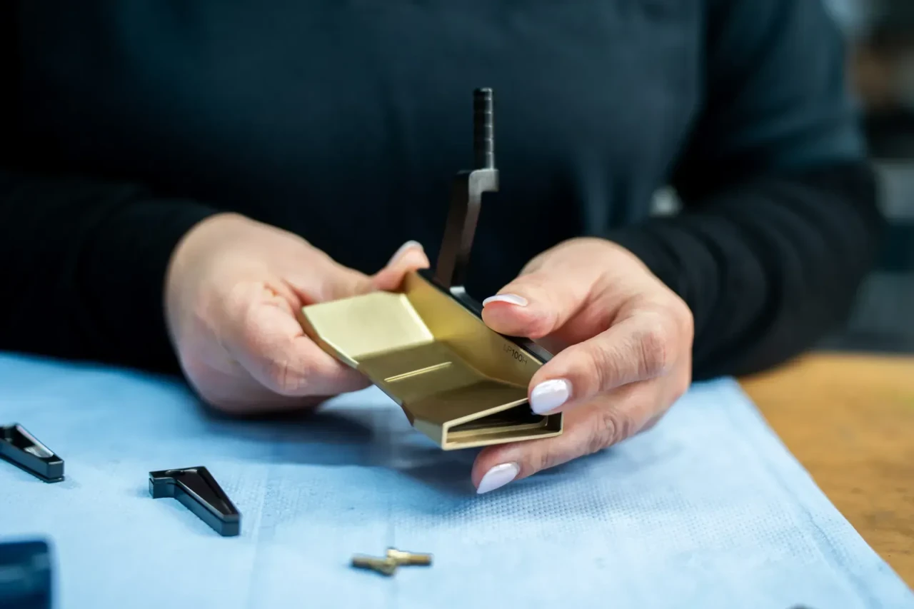 Detailansicht eines LP-Putterkopfs