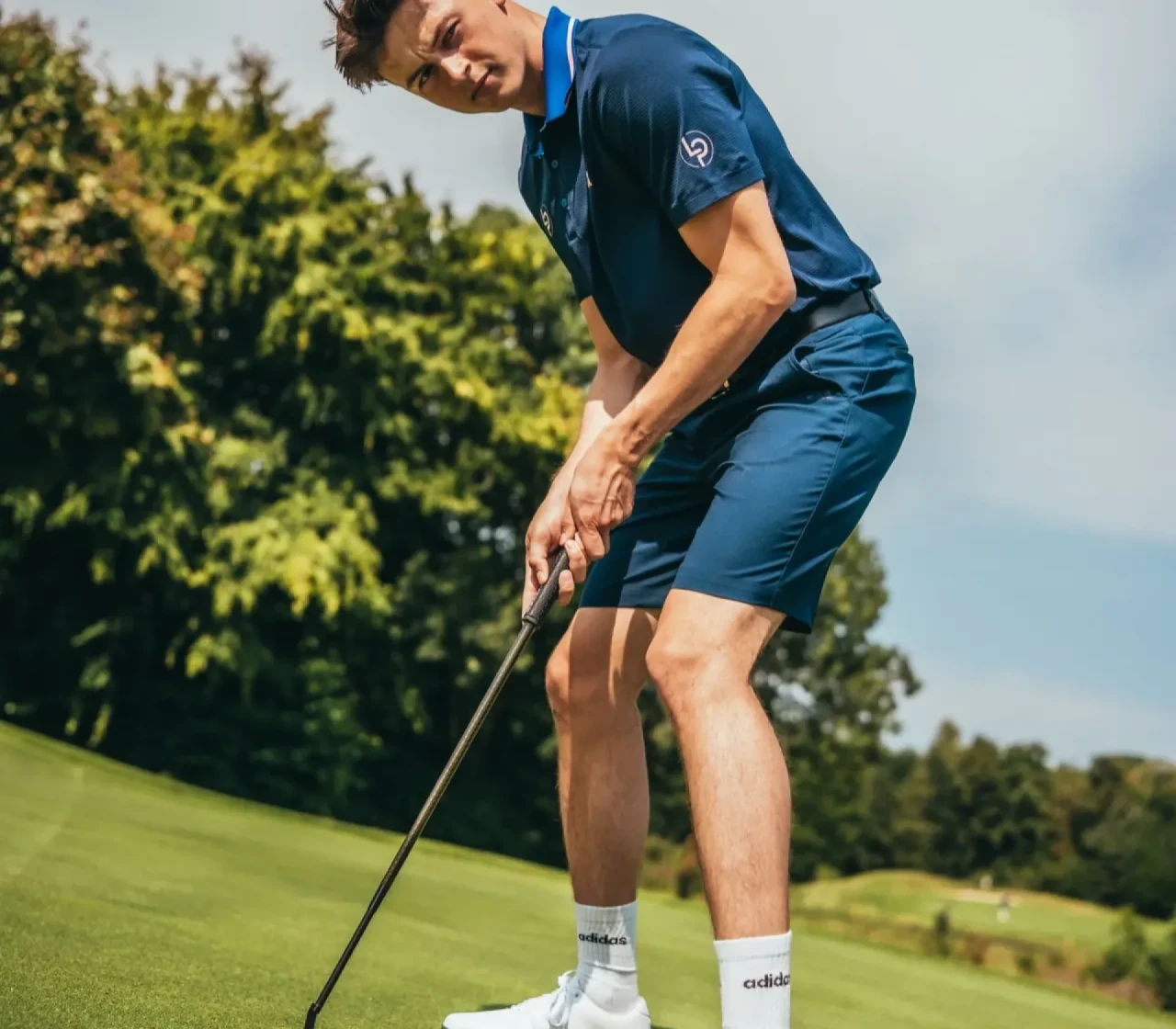 Jonas Feldkamp beim Putten auf dem Grün
